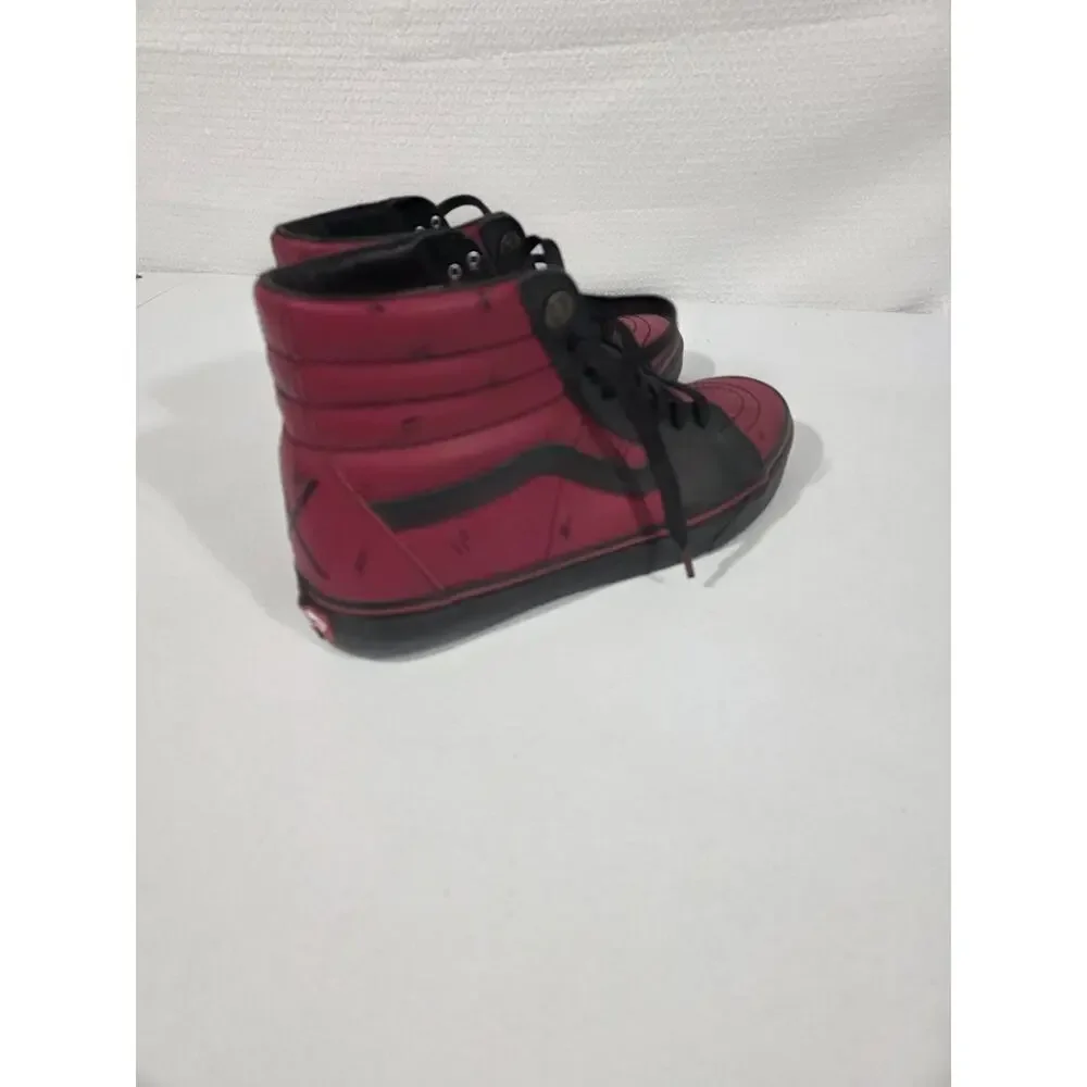 Size 11 - VANS Marvel x SK8- High Unisex Deadpool/Black Trainers Sneakers 721356
